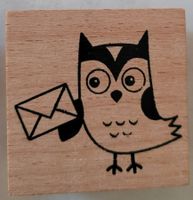 Stempel 3 «Uhu / Eule» NEU *zug. Tabea`s Delphintraum*